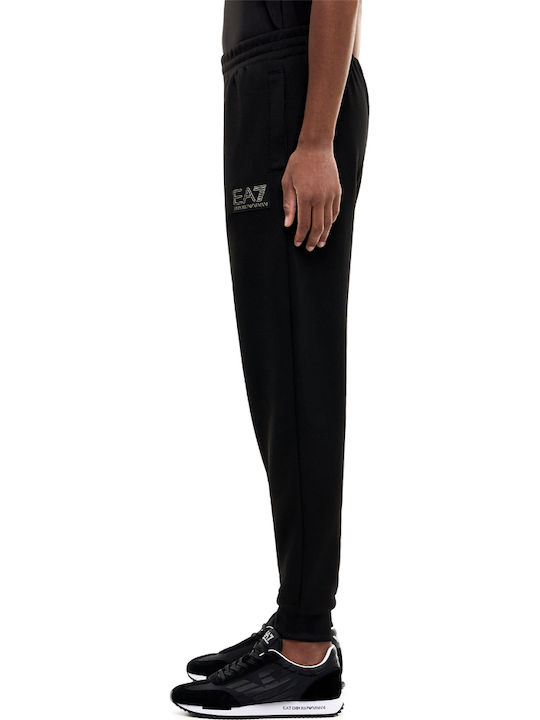 Herren-Sweatpants mit Gummizug Schwarz