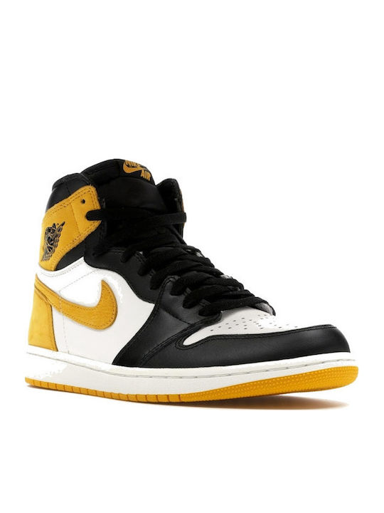 Jordan Air Jordan 1 Retro Високи Сникърси Жълто Охра