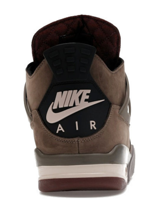 Air  4 Retro Sneakers Dark Mocha