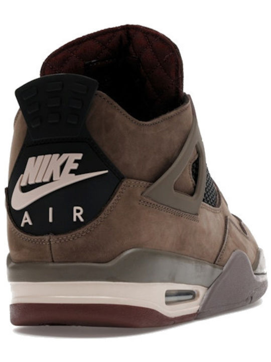 Air  4 Retro Sneakers Dark Mocha