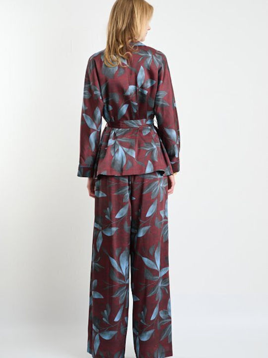 Lange Damen Kimono Blau 1245004-mpl