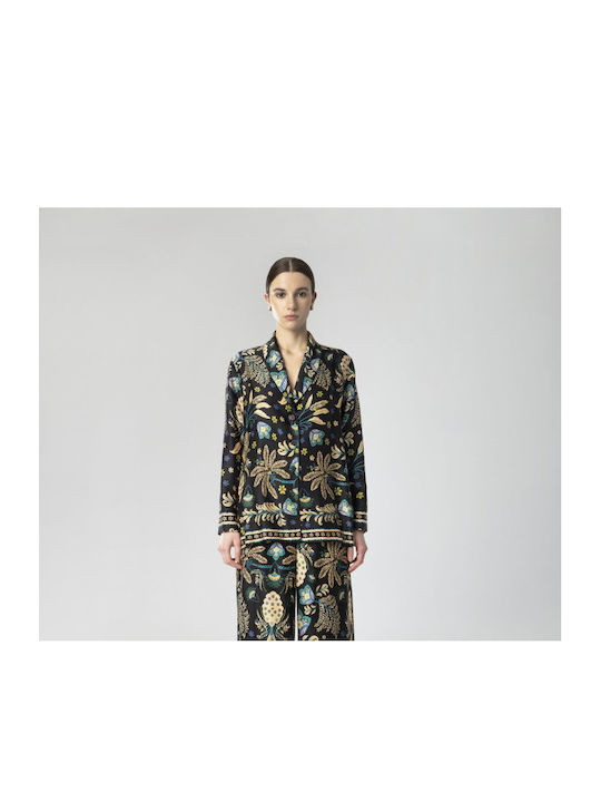 Moutaki Cardigan Pentru Femei Kimono Negru