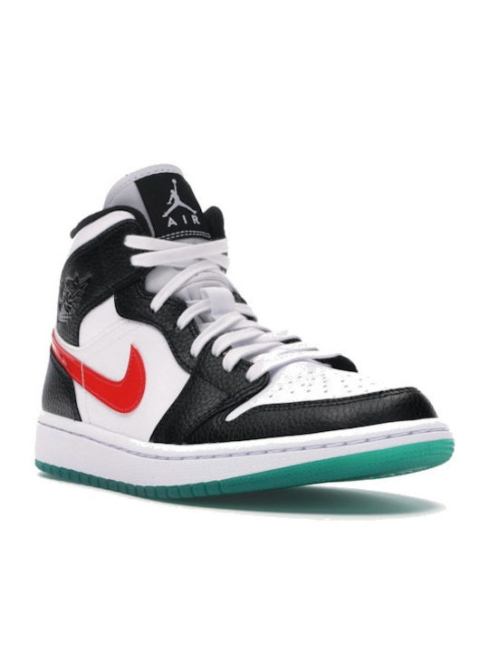 Jordan Air Jordan 1 Mid Sneakers Red Yellow Jordan Air Jordan 1 Mid Sneakers Red Yellow
