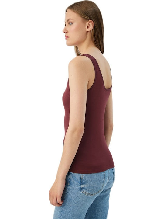 Fimelle Sleeveless Burgundy Women's Undershirt