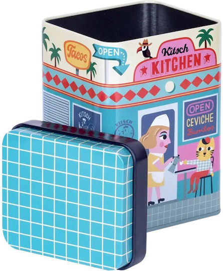 Kitsch Kitchen Dekorative Boxen Metallisch 10x15cm