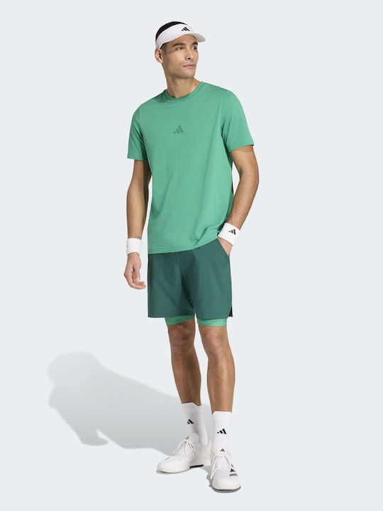 adidas Мъжки шорти Зелен