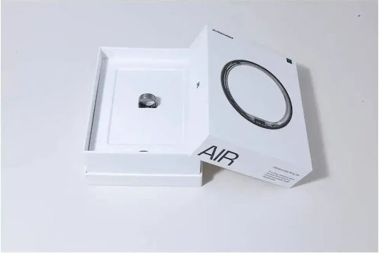 Ultrahuman Air Intelligente Ringe 18.8mm Wasserdicht mit Herzfrequenzsensor Rohes Titan