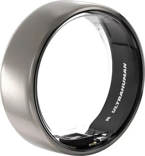 Ultrahuman Air Intelligente Ringe 19.9mm Wasserdicht mit Herzfrequenzsensor Raw Titanium