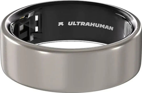Ultrahuman Air Intelligente Ringe 19.9mm Wasserdicht mit Herzfrequenzsensor Raw Titanium