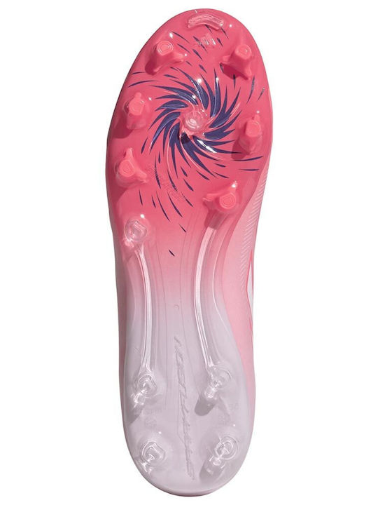 adidas F50 Sparkfusion League FG/AG Football Shoes with Cleats Pink