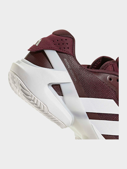 adidas Adizero Ubersonic 5 Мъжки Обувки за Тенис за Глинени Игрища Червени