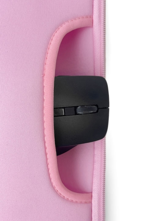 Hurtel Universal Laptop Bag for 15.6" Laptop in Pink Colour