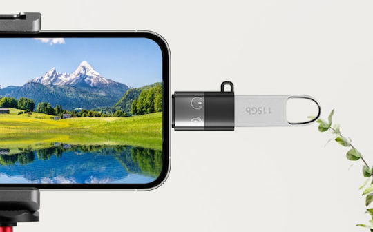 Puluz PU649B Μετατροπέας Lightning male σε USB-C female