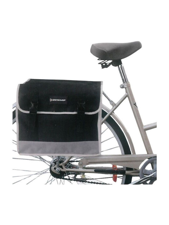Dunlop Dunlop Fahrrad Rack Bag Doppelter 26lt Schwarze