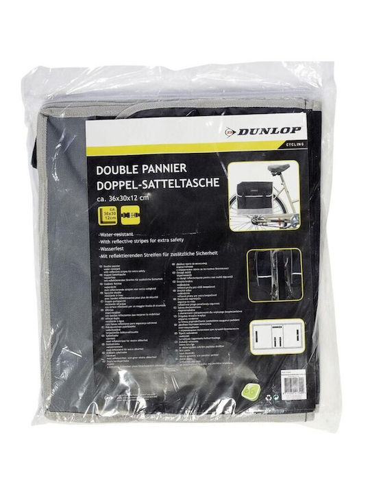 Dunlop Dunlop Fahrrad Rack Bag Doppelter 26lt Schwarze