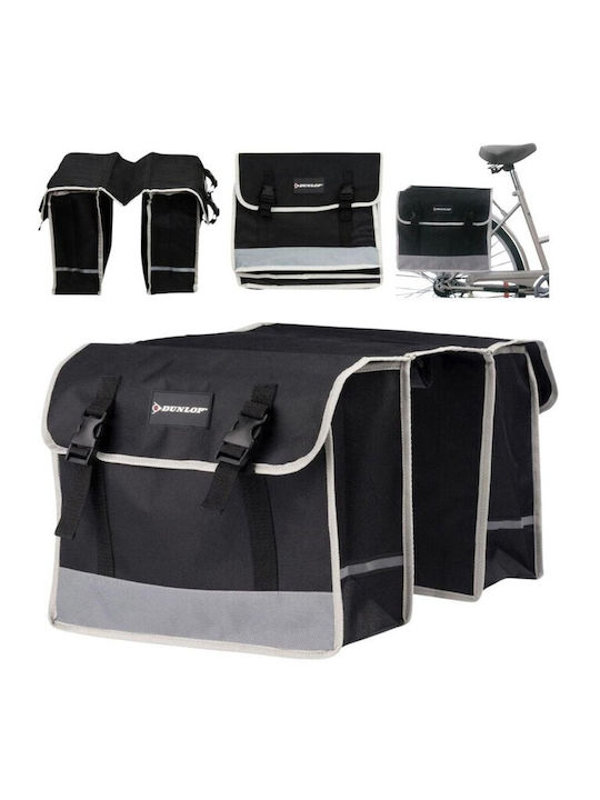 Dunlop Dunlop Fahrrad Rack Bag Doppelter 26lt Schwarze