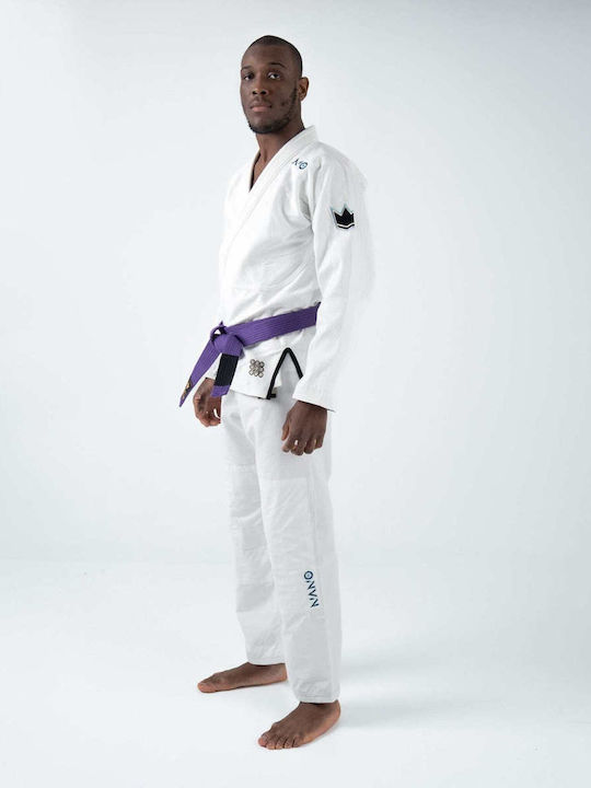 Kingz Nano 3.0 Ανδρική Στολή Brazilian Jiu Jitsu Λευκή