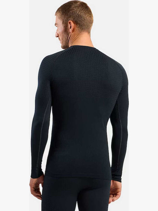 Odlo Performance Warm Ισοθερμική Μπλούζα Μαύρη