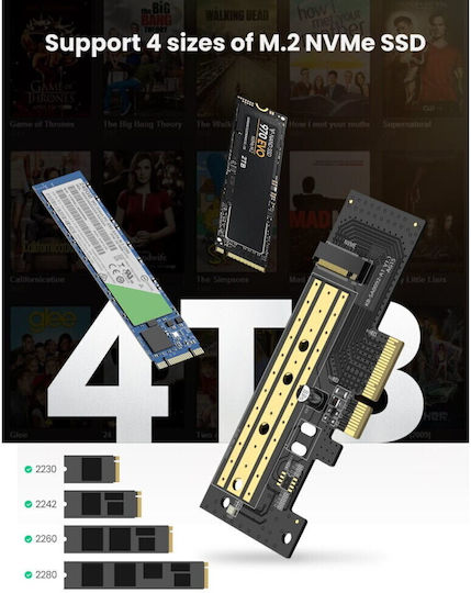 Ugreen Карта PCIe Към 1 Порт M.2