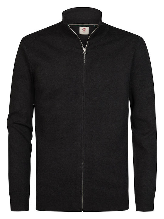 Men's Cardigan Iron Steel