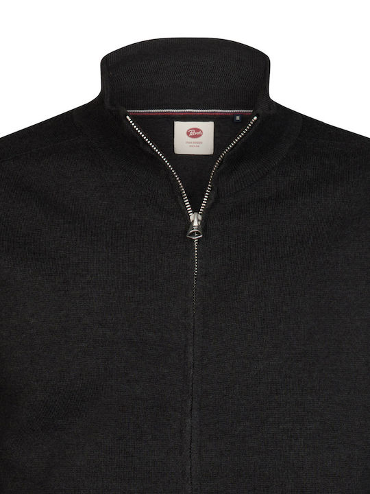 Men's Cardigan Iron Steel
