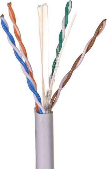 A-LAN U/UTP Cat.6 (Gigabit) Καλώδιο Δικτύου Ethernet χωρίς ακροδέκτες 305m Γκρι