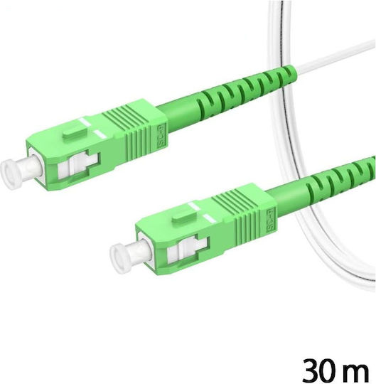 APC Cablu De Fibră Optică 30m Alb