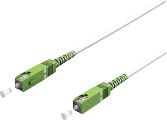 Goobay Goobay Optische Faser SC-APC 10m Weiß