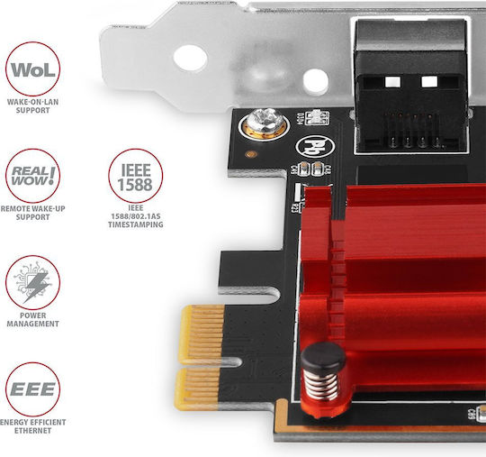 Axagon Placă PCIe cu 1 Port Ethernet Card