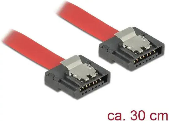 DeLock DeLock Festplattenkabel 7-Pin SATA III - 7-Pin SATA III Länge 30cm Farbe Rot