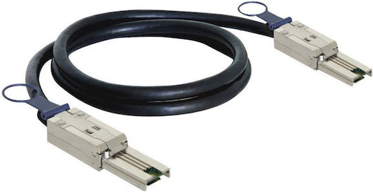 DeLock Mini-SAS - Mini-SAS 100cm Schwarz