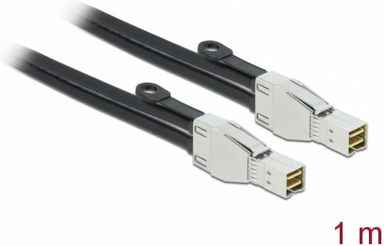 Delock Pci Express Mini Sas Hd Sff-8674 Към Sff-8674 Кабел 1m Delock 86621