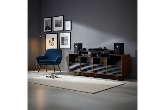 NorStone Oslo 1600 Мебел Hi-Fi Черна