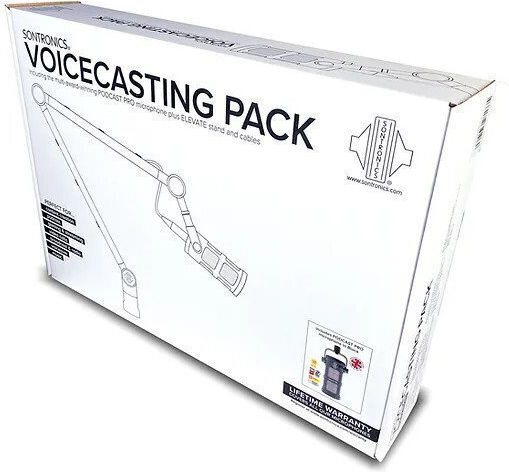 Sontronics Voicecasting Pack Δυναμικό Microfon în Culoarea Red