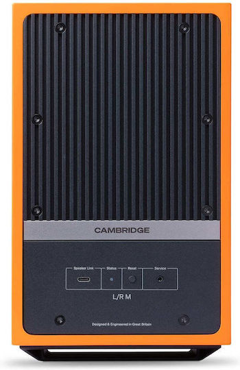 Cambridge Audio L/R M Aktive Lautsprecher mit Bluetooth 300W Paar Orange