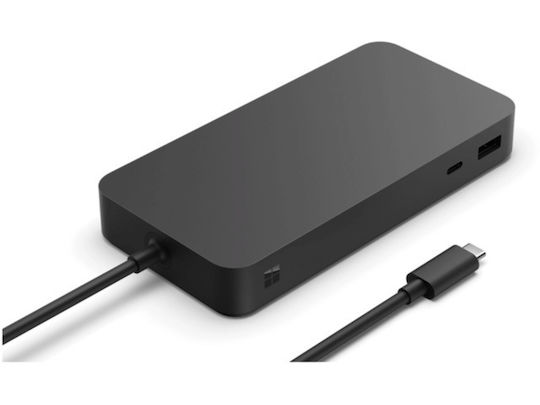 Microsoft Surface Dock Thunderbolt 4 Докинг станция с 4K Ethernet и свързване 2 монитора Черен