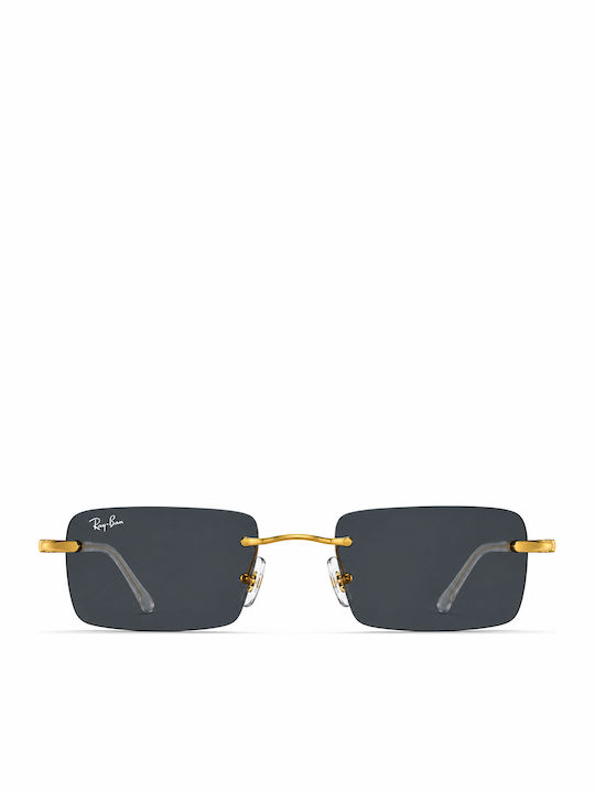 Ray Ban Julie Ochelari de soare cu Rose Gold Metalic Cadru și Verde Lentilă
