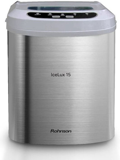 Rohnson Παγομηχανή με Ημερήσια Παραγωγή 15kg & Χωρητικότητα 15kg