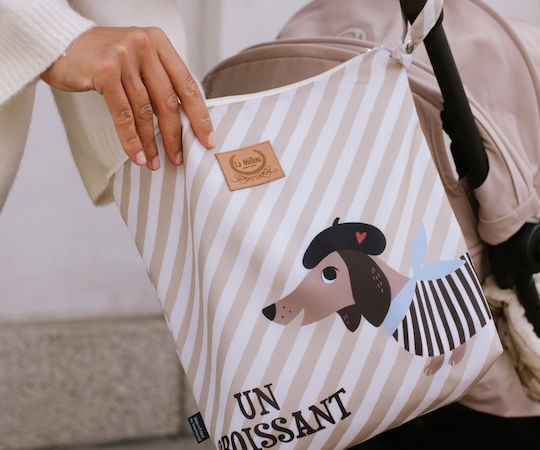 La Millou Kinderwagenzubehör Tasche Ecru