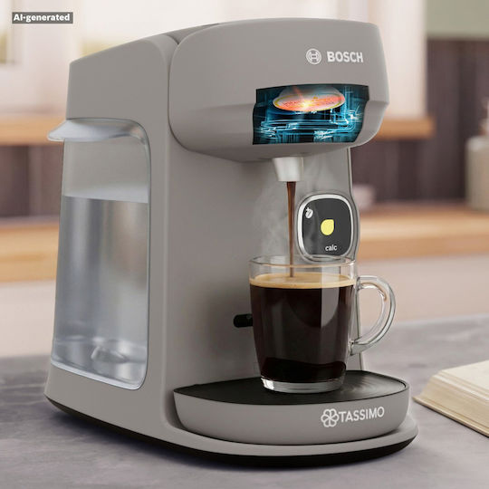 Bosch Harmony Plus Espressor pentru capsule Tassimo cu presiune de 3.3bar Gri