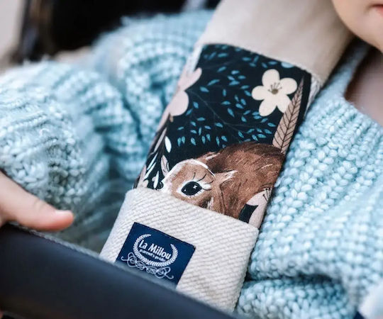 La Millou Beige Auto-Sicherheitsgurt-Pad