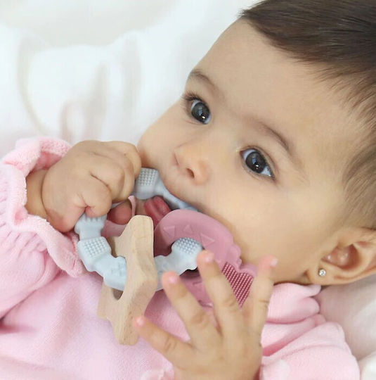 Kiokids Ecofriendly Μασητικός Κρίκος Οδοντοφυΐας από Σιλικόνη για 3 m+