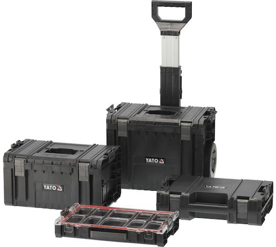 Yato Tool Storage Plastic Wheeled Box W72.2xD45xH38cm YT-09174