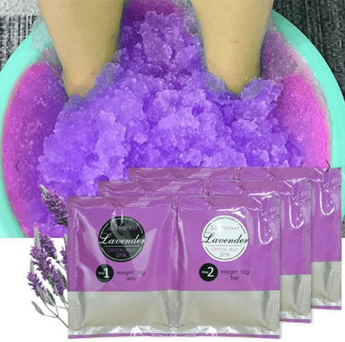 Jelly Spa Crystal Kit Set 100gr Premium Qualität Lavendel