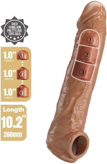 Pretty Love Penis-Verlängerung Sleeve 10 2 Zoll Fleisch