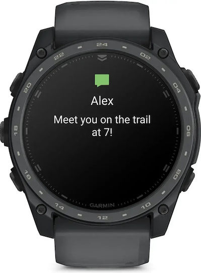 Garmin Tactix 8 AMOLED Cerakote Titanium 51mm Водоустойчив Смарт часовник с Пулсомер (Slate Gray)