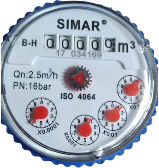 Hydrometer Trockentyp 3/4" Simar