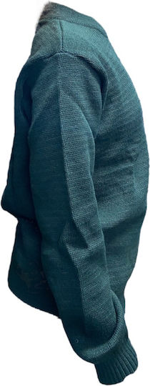 AETOS Fleece Pullover mit Rollkragen in Khaki