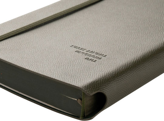 Type Center Daily Agenda A5 2027 Khaki Leather 14x20.5cm (with Personalization)