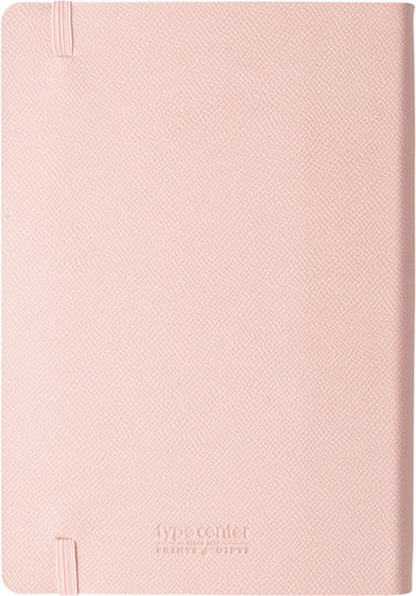 Type Center Daily Agenda A5 2027 Pink Leather 14x20.5cm (with Personalization)